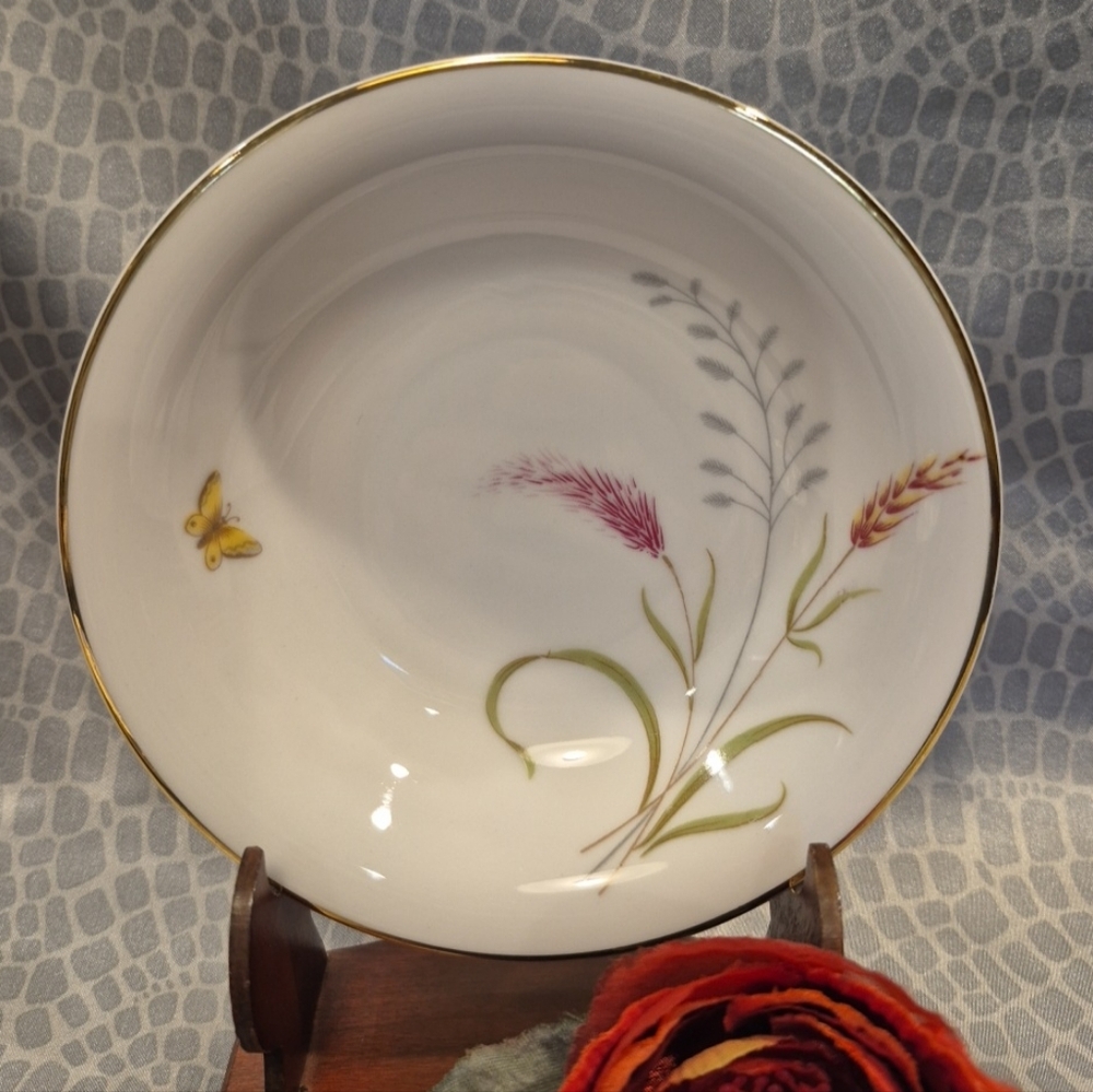 Rosenthal Fruit/Dessert Bowls Aida - Continental 3162 White Wheat - Set of 4